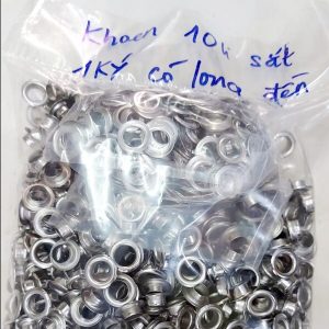 Khoen mắt cáo ore 10mm Sắt khoen đóng bạt Bịch 1 ký có long đền