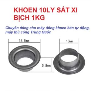 Khoen mắt cáo 10mm Sắt Bịch 1kg Không long đền