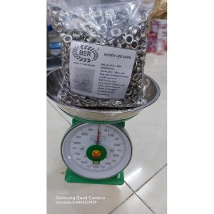 Alternative view of Khoen ore 6mm Khuy mắt cáo đóng bạt, bấm bạt, bấm túi giấy Bằng Sắt xi Màu bạc Bán sỉ Túi 1kg