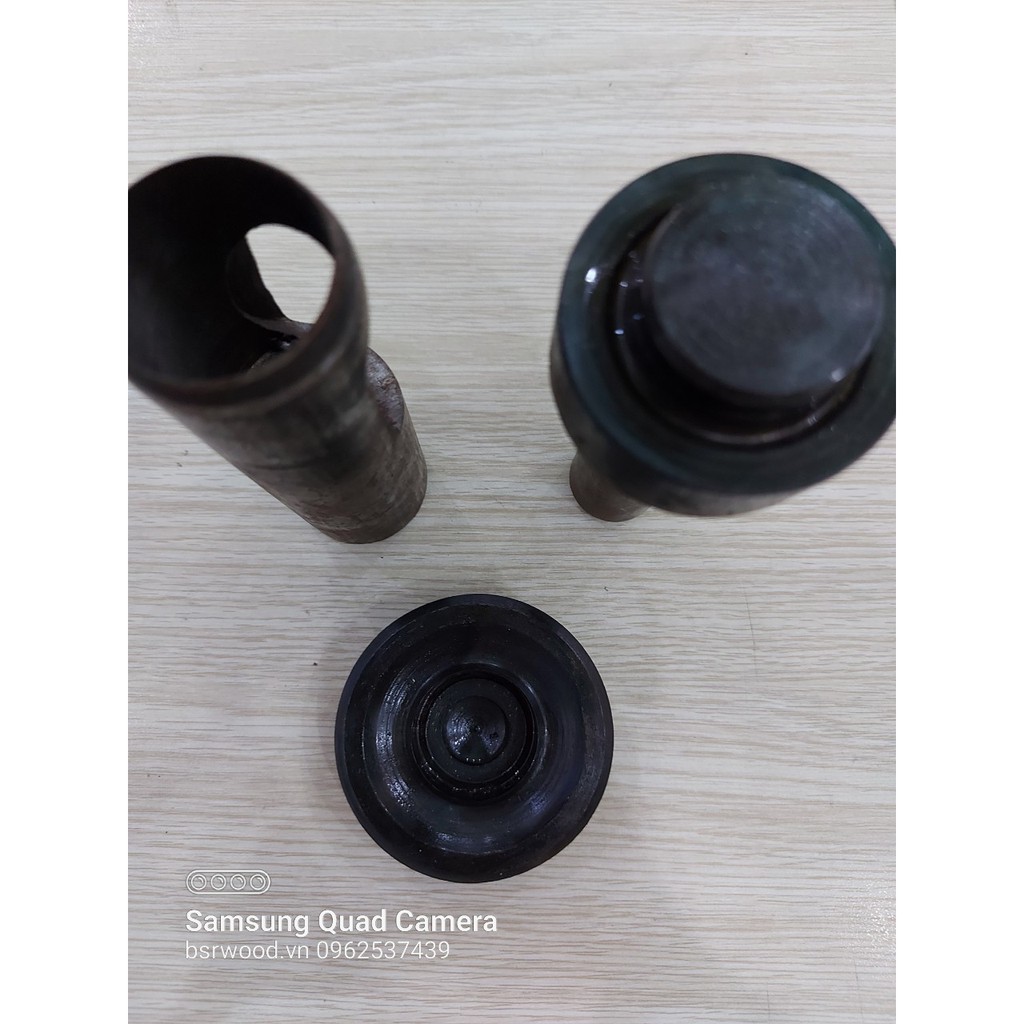 Bộ 3 dụng cụ đóng khoen: Cây đục lỗ, Cây tán khoen mắt cáo (khoen ore) và Đế đóng khoen ode Cỡ khoen 30ly (30mm) - Ảnh 3