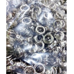 [SỈ] Khoen ore 8mm Khoen mắt cáo 8 ly Bằng INOX không gỉ Màu bạc sáng bóng Bịch lớn 1000 cái Mắt cáo bấm vải Phụ liệu