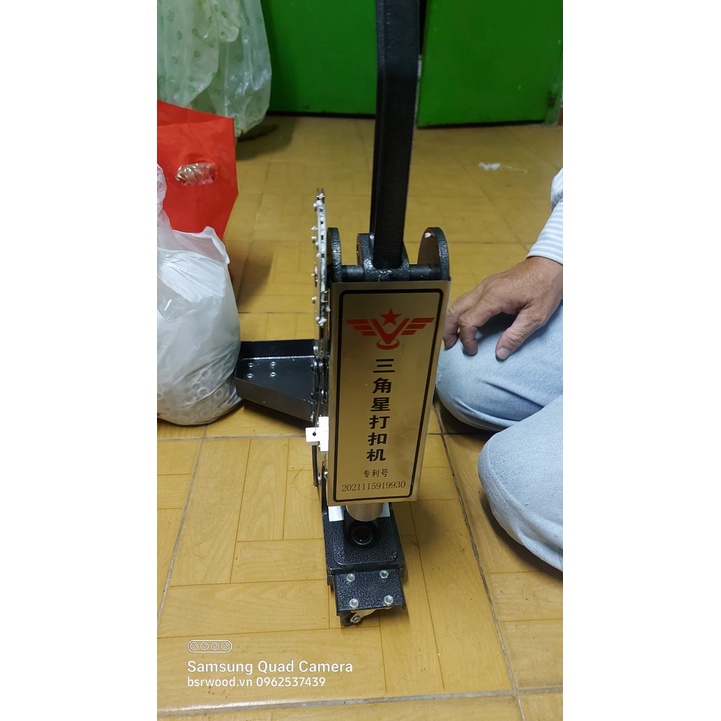 Máy dập khoen mắt cáo Size 12mm 16mm Chuyên dùng đóng bạt xe tải, bạt HDPE Loại bán tự động liên tục Không đục lỗ sẵn - Ảnh 5