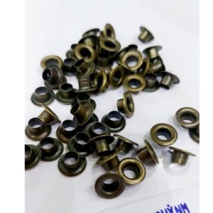 Khoen ore mắt cáo 5mm Bằng sắt xi màu ĐỒNG Khuy mắt cáo bấm bạt, túi giấy Túi 100 cái / 1000 cái / 1kg Không long đền