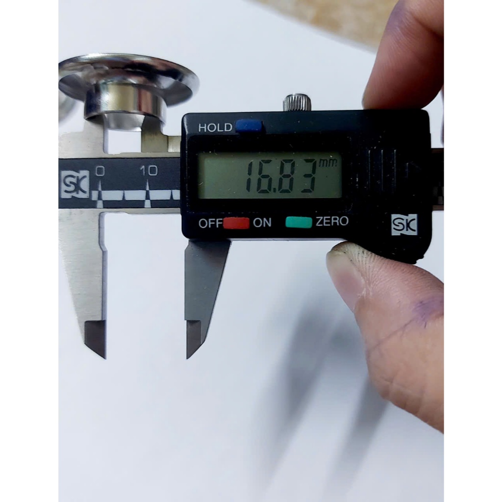 Khoen mắt cáo 17mm Long đền có chấu Chân cao 10mm Chuyên đóng bạt dày, PVC, HDPE, bạt lưới, bạt xe tải - Ảnh 8