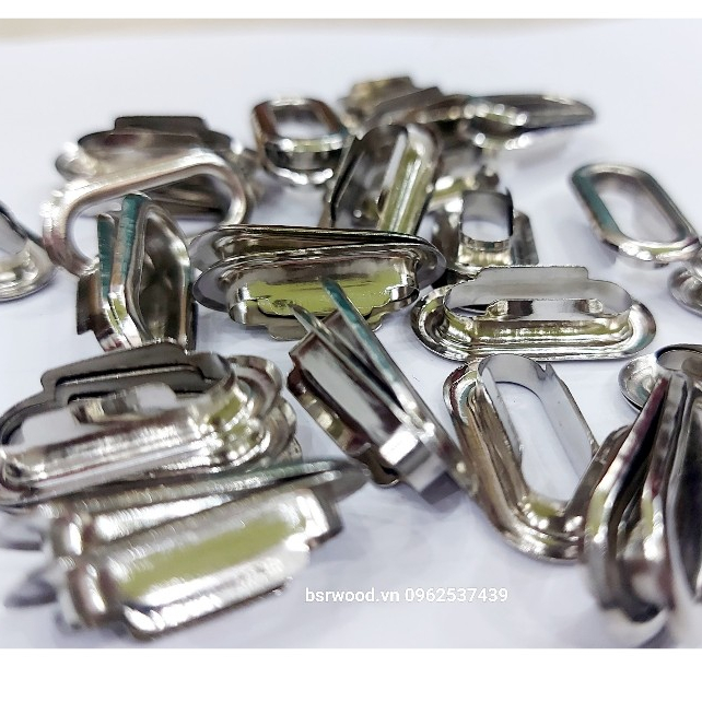 Khoen ore oval 20mm x 6mm Khoen khuy bằng SẮT Màu bạc Mắt cáo oval Làm thủ công, nón, balo, túi xách KHOEN SẮT SẼ GỈ SÉT - Ảnh 2