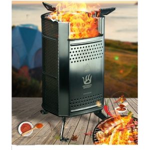 Bếp đun nấu dã ngoại mini BSR-LZ304 Bếp pinic dã ngoại cắm trại Có quạt thổi