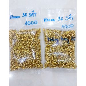 Khoen ore 3mm (Khoen 3 ly) Khuy mắt cáo đóng bạt, bấm bạt, bấm túi giấy Bằng sắt xi Túi 1000 cái (không có long đền)