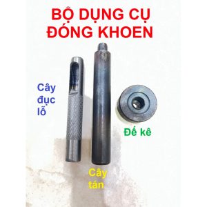 Cây đục lỗ và cây đóng khoen mắt cáo (khoen ore) Đóng khoen ode 4mm, 5mm, 6mm, 8mm, 10mm, 12mm, 14mm, 16mm, 18mm, 20mm