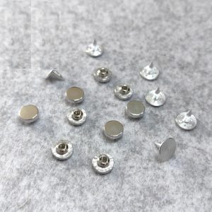 Nút đinh tán Size 8mm 10mm Mặt trơn Hàng nặng và không gỉ sét Nút trang trí quần áo, túi xách, gia cố túi quần jean.