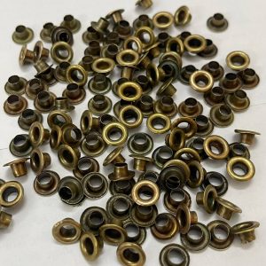 Khoen ore mắt cáo 5mm Bằng sắt xi màu ĐỒNG (Không long đền) Ô rê 5mm Sắt Chuyên dùng đóng túi giấy, thẻ tag, bạt