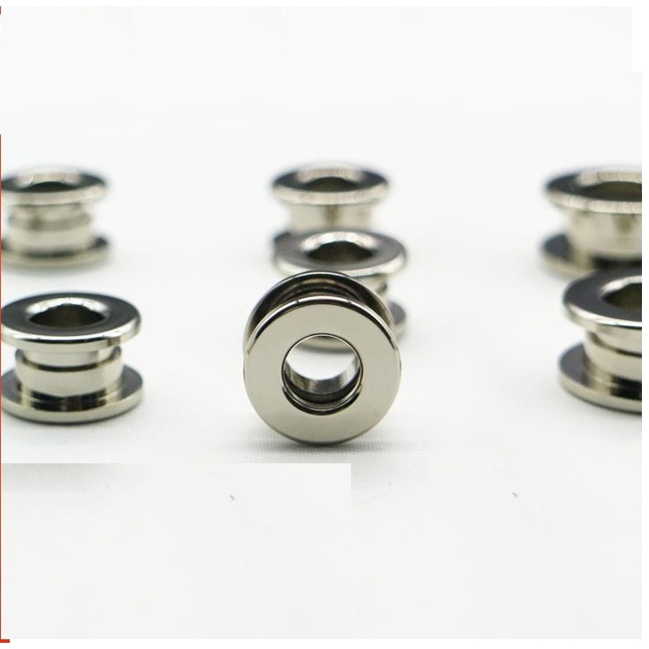 Khoen ore xoay vặn 6.5mm Khoen mắt cáo có ren vặn 6ly Bằng INOX không gỉ Màu bạc màu vàng bóng Phụ kiện túi xách Cao Cấp - Ảnh 2