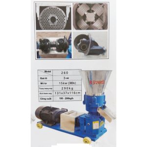 Alternative view of Máy ép viên nén BSR-260 Motor 15kw Hàng công ty nhập khẩu Máy cám viên cho các hộ gia đình,các trang trại nhỏ và vừa..
