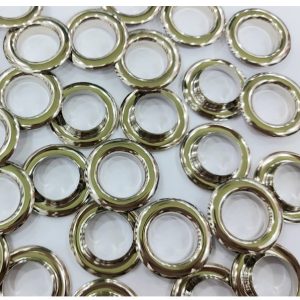 Khoen mắt cáo 20mm INOX không gỉ Màu bạc sáng bóng Khuy ore luồn quần áo, tạp dề, vải Phụ liệu may mặc Bịch 20 cái