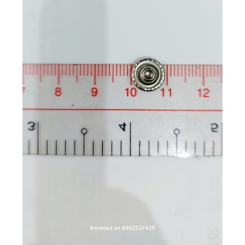 Nút đinh tán Size 7-8-9mm Mặt trơn Màu bạc Hàng không gỉ sét Nút trang trí quần áo, túi xách, gia cố túi quần jean. - Ảnh 7