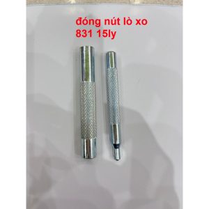 Dụng cụ đóng nút bóp (nút lò xo) Mã nút 831 Size 15mm (nút bấm 4 thành phần) gồm 2 cây tán