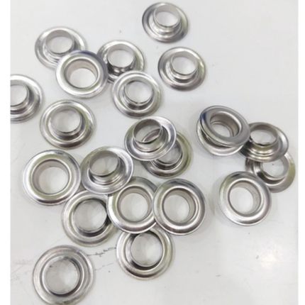 Khoen ore 12mm Bằng SẮT xi Màu BẠC Bán sỉ 1kg KHÔNG long đền Khuy mắt cáo 12ly đóng bạt quảng cáo, bạt lưới - Ảnh 3
