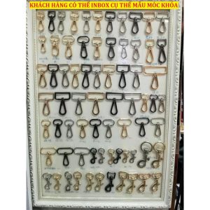 Alternative view of Móc khóa càng cua Móc chó Bằng đồng thau không gỉ Nhiều size Bịch 2 cái - Phụ kiện túi xách, balo, đồ da thủ công