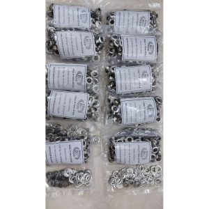 Alternative view of Khoen ore 8mm Khuy mắt cáo đóng bạt, bấm bạt  Bằng sắt Túi 100 cái KHOEN SẮT SẼ GỈ SÉT