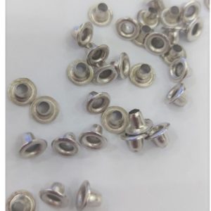 Alternative view of Khoen ore 3mm Khuy mắt cáo đóng bạt, bấm bạt, bấm túi giấy Bằng sắt xi Túi 100 cái (không có long đền) KHOEN SẮT SẼ GỈ