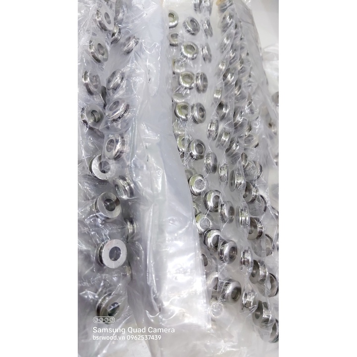 Khoen ore xoay vặn 6.5mm Khoen mắt cáo có ren vặn 6ly Bằng INOX không gỉ Màu bạc màu vàng bóng Phụ kiện túi xách Cao Cấp - Ảnh 6
