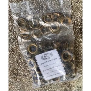 Khoen ore 14mm Khuy mắt cáo đóng bạt, bấm bạt 14ly Bằng sắt Màu Đồng Túi 100 cái + 100 long đền KHOEN SẮT SẼ GỈ SÉT