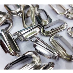 Khoen ore oval 20mm x 6mm Khoen khuy bằng SẮT Màu bạc Mắt cáo oval Làm thủ công, nón, balo, túi xách KHOEN SẮT SẼ GỈ SÉT