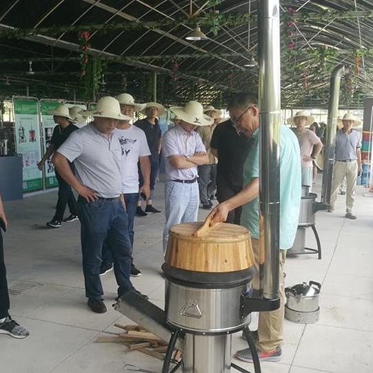 Bếp đun củi bếp khí hóa sinh khối Ống khói cao Ít khói bụi Thân thiện với môi trường Model BSR-M55 - Ảnh 8
