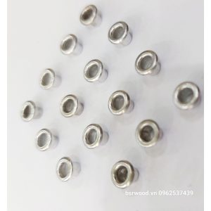 Alternative view of Khoen mắt cáo ore 3mm Khoen oze 3ly Nhôm Khuy mắt cáo bấm bạt, bấm túi giấy Bằng NHÔM Túi 100 cái (không có long đền)