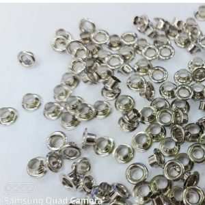 [SỈ] Khoen ore 4mm Khoen mắt cáo 4 ly Bằng INOX không gỉ Màu bạc sáng bóng Bịch lớn 1000 cái Mắt cáo bấm vải Phụ liệu