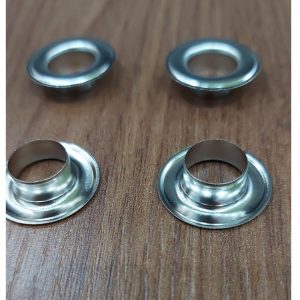 Khoen mắt cáo ore Khoen đóng bạt 12 x 23mm Khuy bạt Bằng SẮT 12mm Chân cao 7mm Có long đền KHOEN SẮT SẼ GỈ SÉT