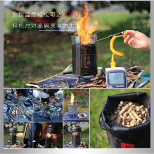 Alternative view of Bếp đun nấu dã ngoại mini BSR-LZ304 Bếp pinic dã ngoại cắm trại Có quạt thổi