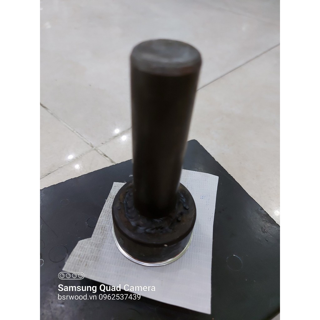 Bộ 3 dụng cụ đóng khoen: Cây đục lỗ, Cây tán khoen mắt cáo (khoen ore) và Đế đóng khoen ode Cỡ khoen 30ly (30mm) - Ảnh 7