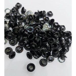 Alternative view of Khoen ore 4mm Khoen mắt cáo 4 ly Bằng thau không gỉ Khoen bọc sơn màu Khuy mắt cáo bấm vải Phụ liệu may mặc cao cấp
