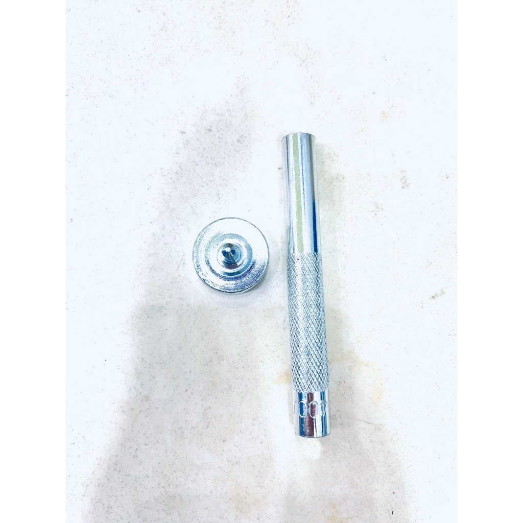Dụng cụ đục khoen đóng khoen ore (mắt cáo) dùng cho tấm bạt,da,vải,giấy Gồm 1 cây tán và 1 đế kê khoen Size 4mm - 20mm - Ảnh 4