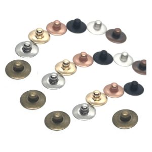 Nút đinh túi quần áo (rivets for jeans pocket) Hàng không gỉ sét Size 9.5 mm Mặt trơn