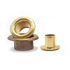 Khoen ore mắt cáo 6mm, 8mm, 10mm, 12mm Chân cao 7mm Khoen bạt Bằng SẮT màu VÀNG Có long đền