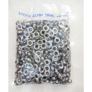 Alternative view of Khoen mắt cáo 10mm , 12mm , 13mm Thau không gỉ xi Màu BẠC Bán sỉ 1 ký KHÔNG long đền Chuyên xài máy bán tự động