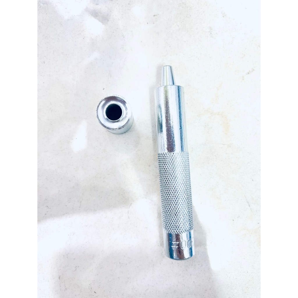 Dụng cụ đục khoen đóng khoen ore (mắt cáo) dùng cho tấm bạt,da,vải,giấy Gồm 1 cây tán và 1 đế kê khoen Size 4mm - 20mm - Ảnh 5