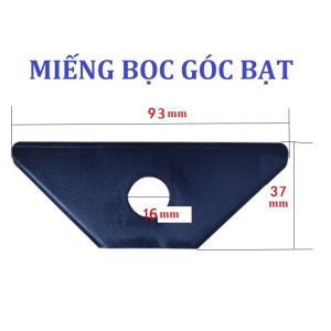 Miếng bọc góc bạt Hình tam giác Bằng nhựa HDPE Có đục sẵn lỗ 16mm
